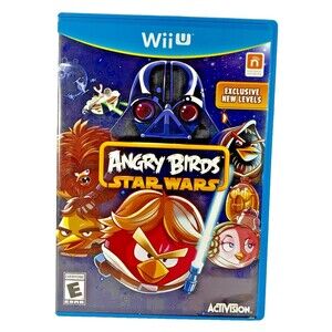 Angry Birds Star Wars Nintendo Wii U 2013 Activision with Insert Tested